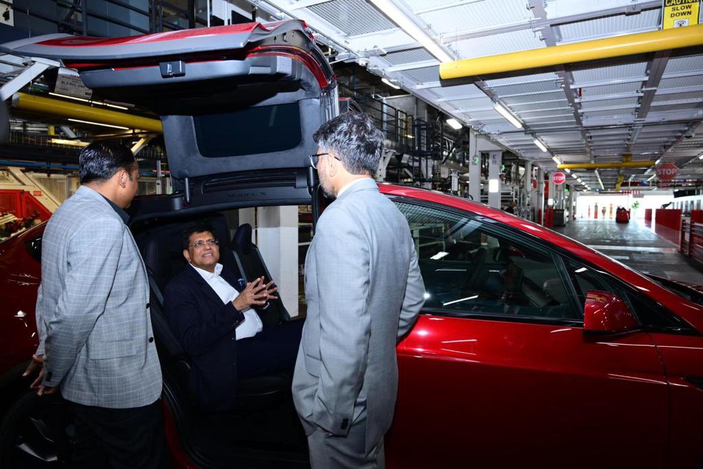 Piyush Goyel On Tesla