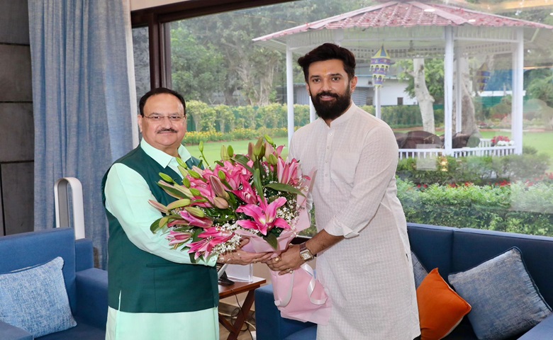 JP Nadda and Chirag Paswan