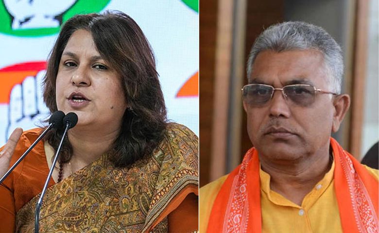 Supriya Shrinate-dilip Ghosh-HDNEWS