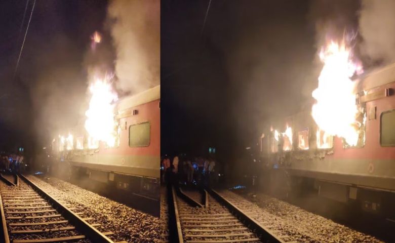 train fire in bihar