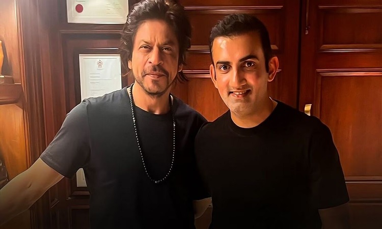 Gautam Gambhir with Shah Rukh Khan - Hum Dekhenge