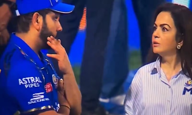 Rohit Sharma with Nita Ambani - Hum Dekhenge