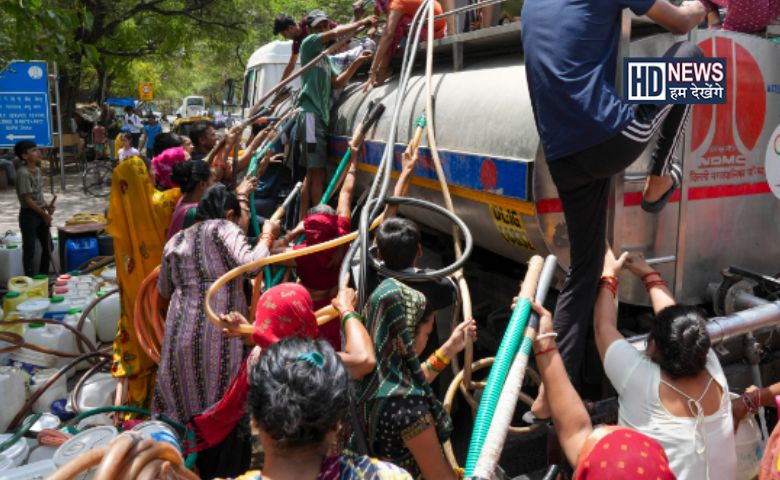 Water crisis in Delhi-HDNEWS