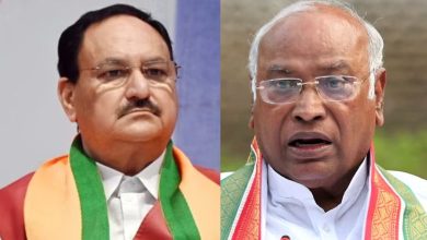 jp nadda & mallikarjun kharge-HDNEWS