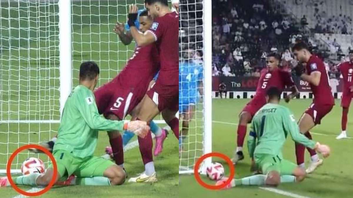 India vs Qatar Controversial Goal - Hum Dekhenge News