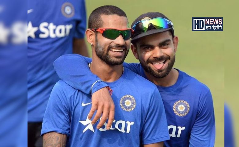 virat kohli & shikhar dhawan