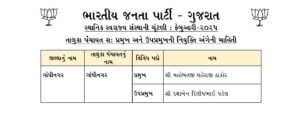 ભાજપ ગુજરાત નિયુક્તિ - HDNews